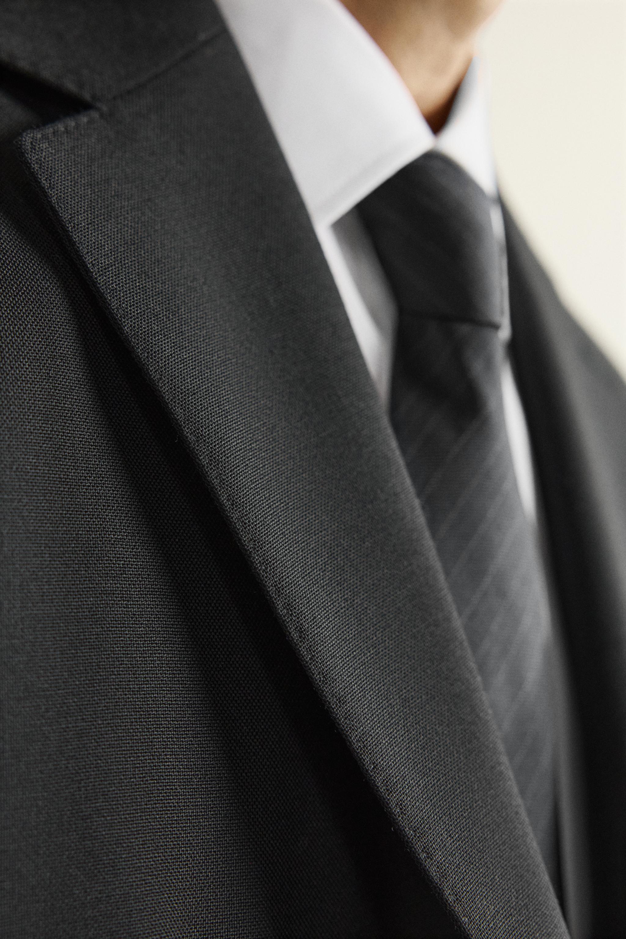 100% WOOL SUIT BLAZER